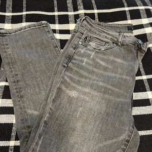 Judy Blue Smokey Black Skinny Fit Capri Size 9/29